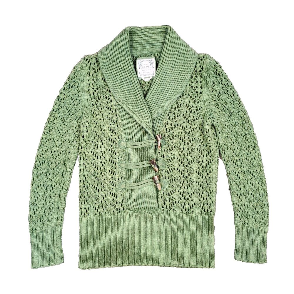 Open Knit Wool Blend Y2K Sweater L Twee Whimsigoth Fairy Cottage Mori Kei Forest